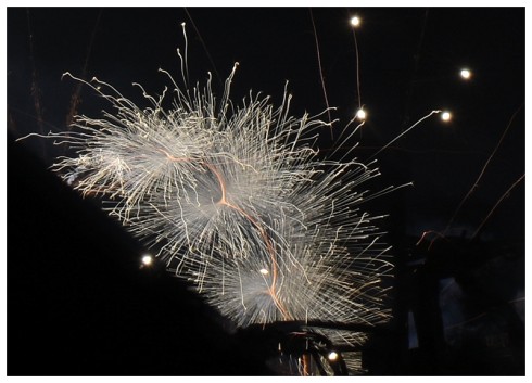 Feuerwerk Neujahrsgrüße